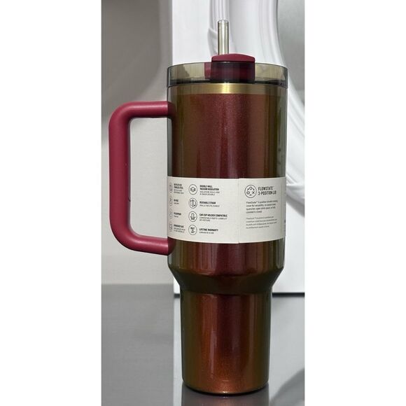 Stanley x Lainey Wilson COUNTRY GOLD Quencher H2.0 Flowstate 40oz Tumbler - Picture 4 of 6